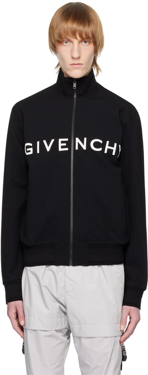 Givenchy: Black Embroidered